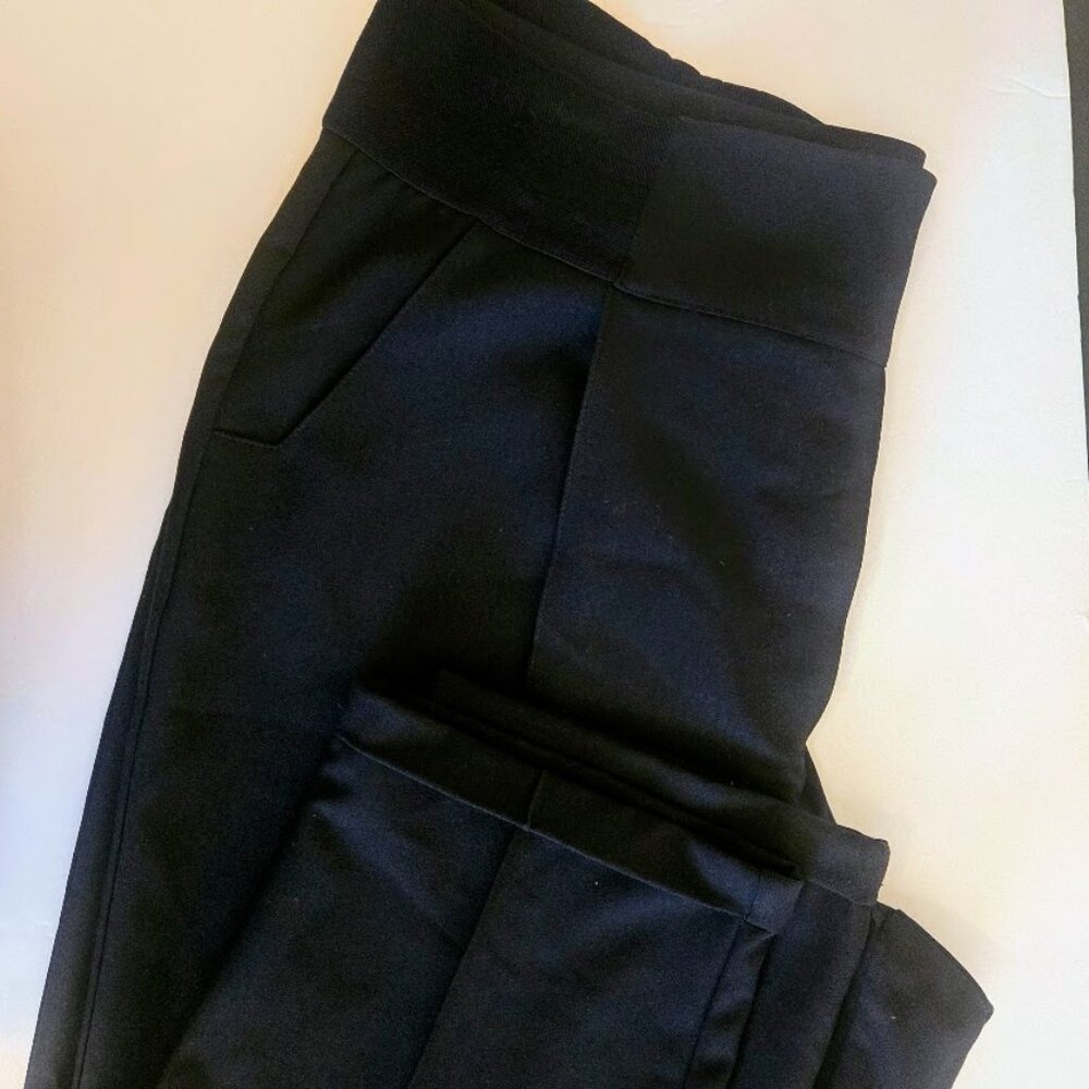 DG2 black pleated pants with elastic‎ waist NWOT Size XL